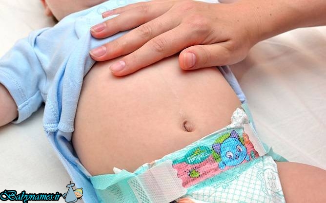نفخ شکم در نوزادان چه دلایلی دارد